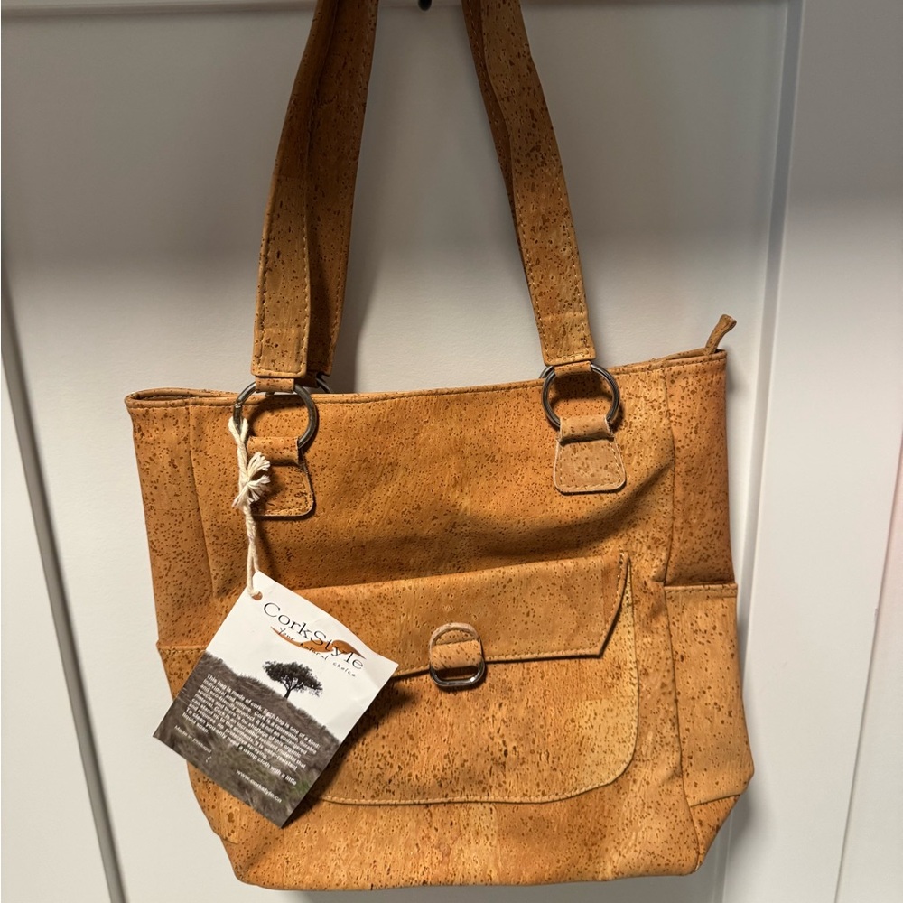 Retro Tan Shoulder Bag 2000s